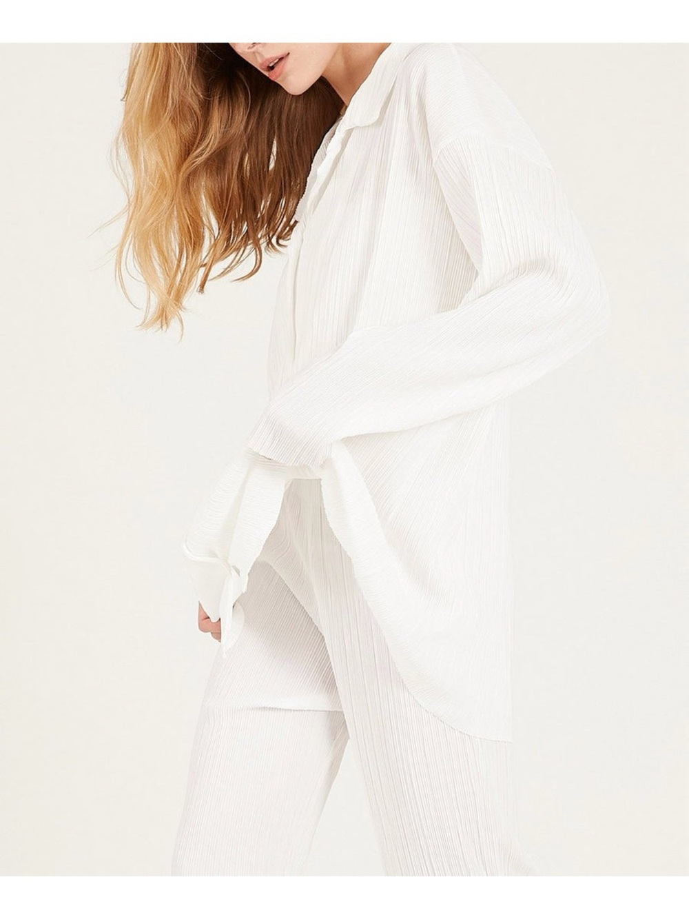 Storets | Maria Oversized Plisse Shirt